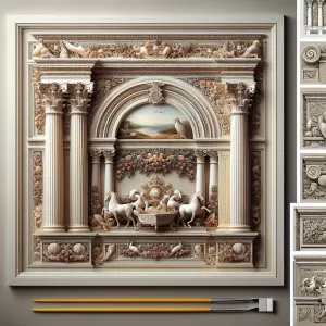 Sztukateria Na Jednej Ścianie